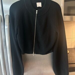 Kerisma Black Zip-Up Sweater